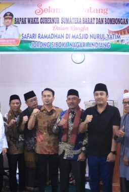 Safni dan Ahlul Badrito Resha Apresiasi Bantuan Wagub Sumbar saat Safari Ramadan