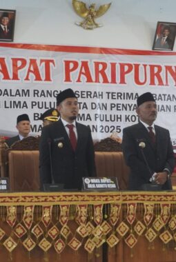 Sertijab Bupati Lima Puluh Kota, H. Safni Sampaikan Pidato dalam Sidang Paripurna DPRD